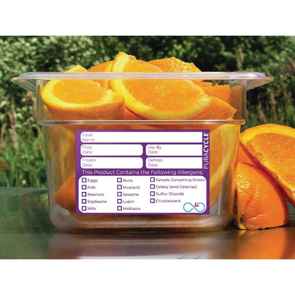 Reusable Allergen Labels | PuraCycle (20 Pieces) 5