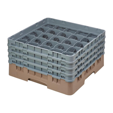 Dishwasher Rack with 25 Compartments | Cambro Camrack | Max Glass Height 21.5 cm