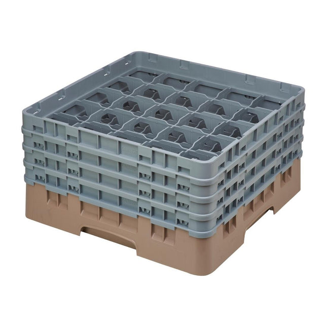 Dishwasher Rack with 25 Compartments | Cambro Camrack | Max Glass Height 21.5 cm