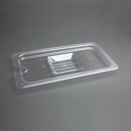Polycarbonate Lid with Spoon Slot | Vogue | GN 1/3 3