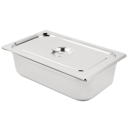 Stainless Steel 1/1 Gastronorm Pan with Lid | Vogue