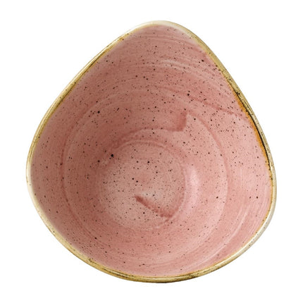 Triangle Bowls Petal Pink | Churchill Stonecast | 3cl 2