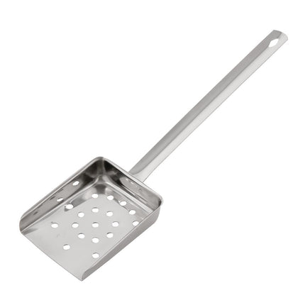 Stainless Steel Fries Scoop 29cm with Flat Handle | Vogue