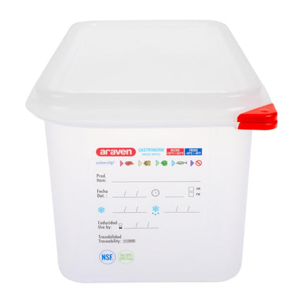 Araven GN 1/3 Airtight Food Container with Lid 6L 4