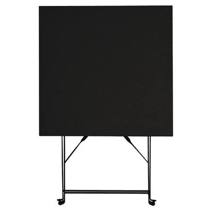 Square Steel Folding Terrace Table 60cm Black | Bolero 8