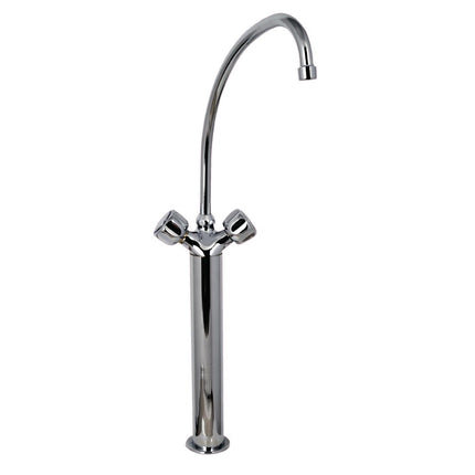 Heavy Duty Monobloc Mixer Tap with Turn Knobs, 40cm Column and 30cm Spout | Gastro M