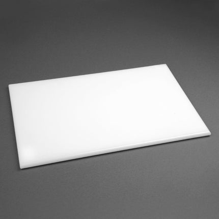 Antibacterial HDPE Cutting Board White | Hygiplas | 46x30x1.3 cm