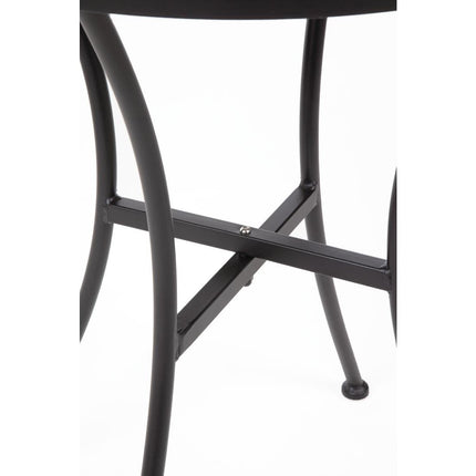 Round Steel Bistro Table Black 60cm | Bolero 3