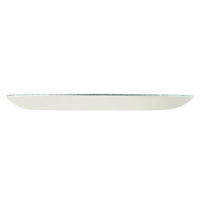 Porcelain Coupe Plate 22cm | Churchill Raku Topaz Blue Evolve | Pack of 12 2