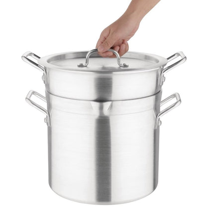 Aluminium Bain-Marie Pot 10L with Lid | Vogue 2