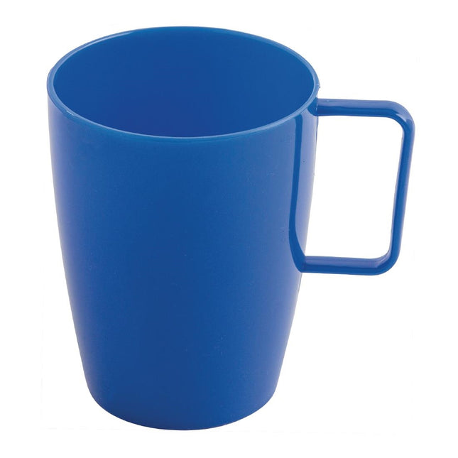 Kristallon Polycarbonate Mug with Handle Blue 28.4cl | Olympia | 12 Pieces 2