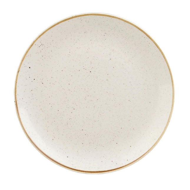 Stonecast Barley White Evolve Coupe Plate 28.8cm | Churchill