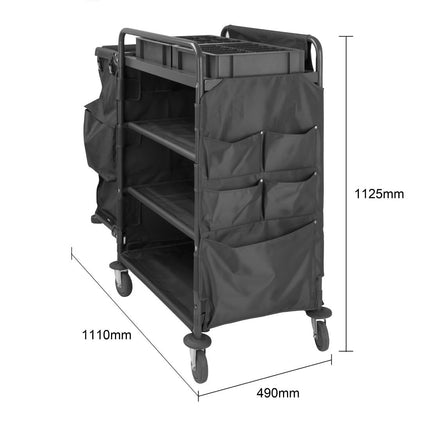 Compact Cleaning Trolley | Jantex 6