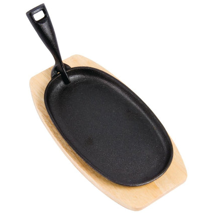 Oval Cast Iron Pan 24cm | Olympia 6
