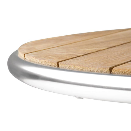 Round Table with Ash Wood Top 80cm | Bolero 3