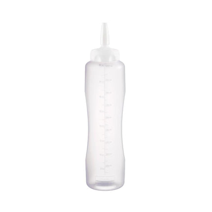Transparent Squeeze Bottle with Interchangeable Nozzles 1L | Araven