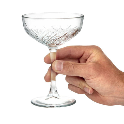 Vintage Champagne Coupes 270ml | Utopia Timeless Vintage 4