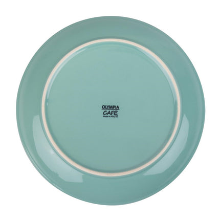 Café Coupe Plate Aqua 20cm | Olympia | Porcelain 5