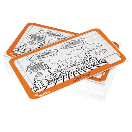 Kids Coloring Placemats Chef Print | Dining Kids | 200 Pieces