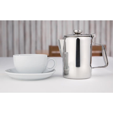 Stainless Steel Coffee Pot 0.6L | Olympia Concorde 5