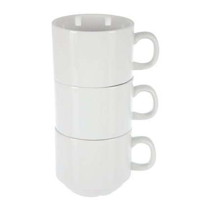 Stackable Tea Cups 200ml | Olympia Whiteware 6
