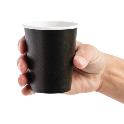 Recyclable Single-Wall Black Coffee Cups 23cl | Fiesta | 50 pcs 3