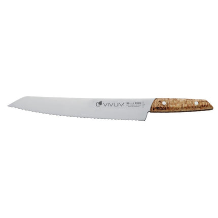 Serrated Bread Knife 26cm | Dick Vivum | Birch Wood Handle