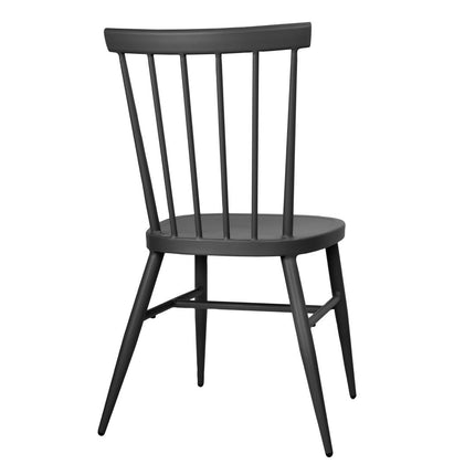 Aluminium Windsor Chairs Black | Bolero | Stackable | UV and Scratch Resistant 3
