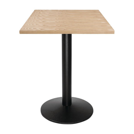 Pre-Drilled Square Tabletop Ash Veneer 700mm | Bolero 5
