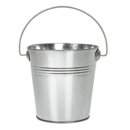Galvanized Round Bucket | Olympia | 13cm Diameter 4