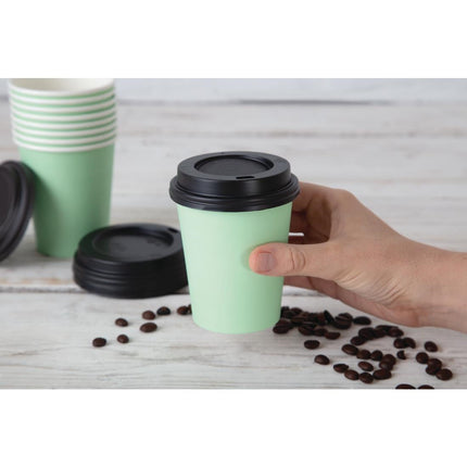 Recyclable Single-Wall Coffee Cups Turquoise 225ml | Fiesta | 1000 pcs 6