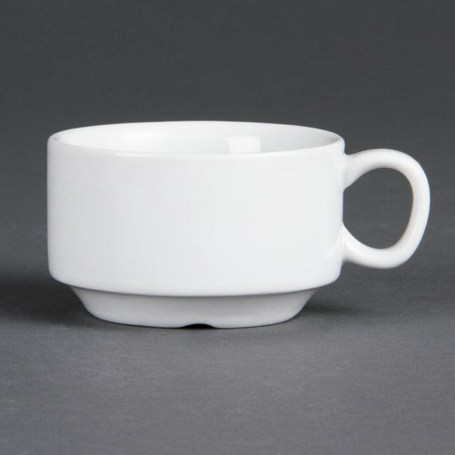 Stackable Espresso Cups 85ml | Olympia Whiteware