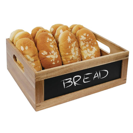 Wooden Display Crate with Chalkboard GN 1/2 | Olympia 2