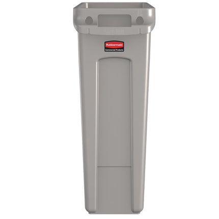Slim Jim Waste Container with Ventilated Lid | Rubbermaid | 60L Capacity 2