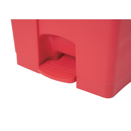 Hands-Free Red Pedal Bin 65L | Jantex 4