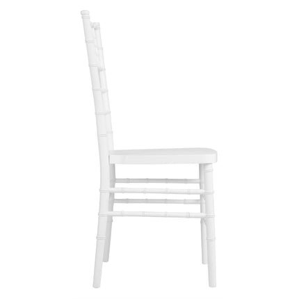 White Polypropylene Chiavari Chairs (Set of 4) | Bolero 3