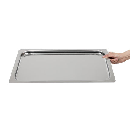 Heavy-Duty Stainless Steel GN 1/1 Roasting Pan 20mm Deep | Matfer Bourgeat 6