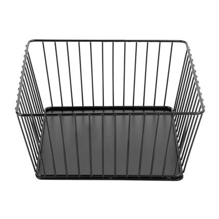 Square Wire Food Display Tray Black 230x230x100mm | Olympia 5