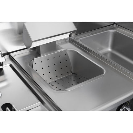 Countertop Chip Scuttle | Buffalo 600 Series | Stainless Steel 6