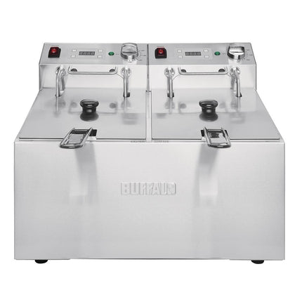 Twin Tank Countertop Fryer 2x5L with Timers | Buffalo | 2x2.8kW