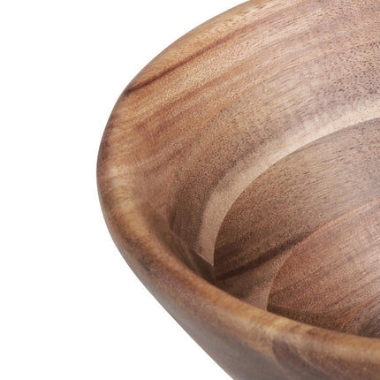 Acacia Wood Bowl 203mm Diameter x 100mm Height | Olympia 3