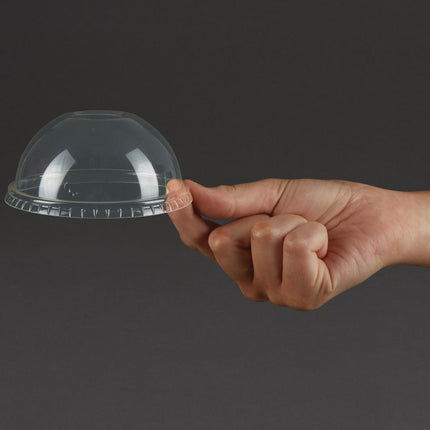Compostable Dome Lids for 340ml and 455ml Cold Drink Cups | Vegware 7