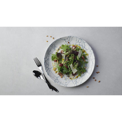 Evolve Coupe Plate 22cm Kintsugi Pearl Grey | Churchill Studio Prints | 12 pcs 3
