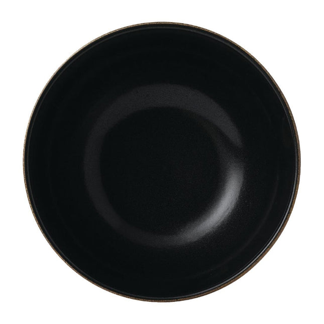 Noodle Bowl Two Tone Cinnamon Brown 1.19L | Churchill Siena Brown Contour 2