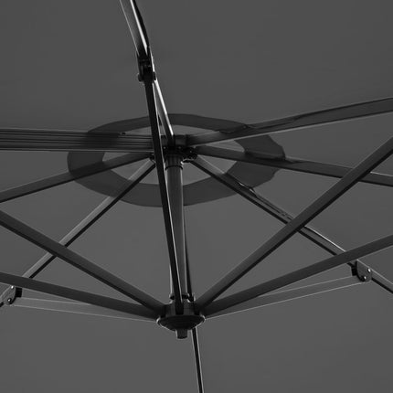 Venice Heavy Duty 3.5m Black Parasol | Bolero 3