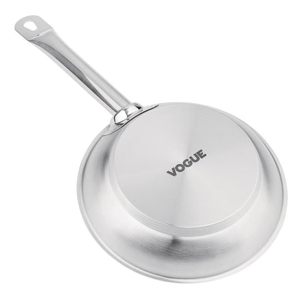 Stainless Steel Induction Frying Pan 20cm | Vogue 3
