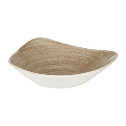 Lotus Bowl Antique Taupe Stonecast Patina | Churchill | 23.5cm