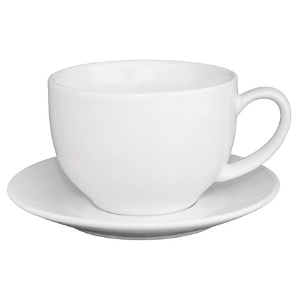 Olympia Café Cappuccino Cups White Porcelain 340ml 4