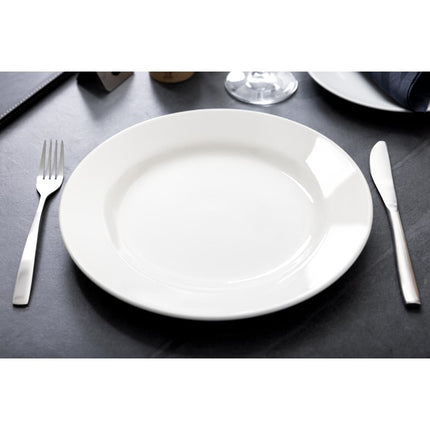 White Porcelain Classic Dinner Plate 28cm | Churchill Whiteware 7