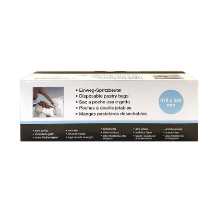 Disposable Blue Piping Bags with Anti-Slip Grip | Schneider | 47cm | 100 Pieces 3